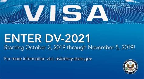 electronic diversity visa lottery 2021.